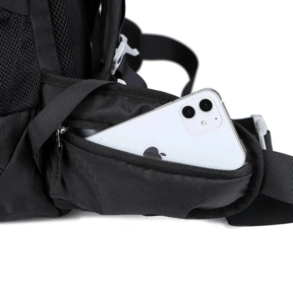 Poche latérale zippée sac à dos randonnée 50L