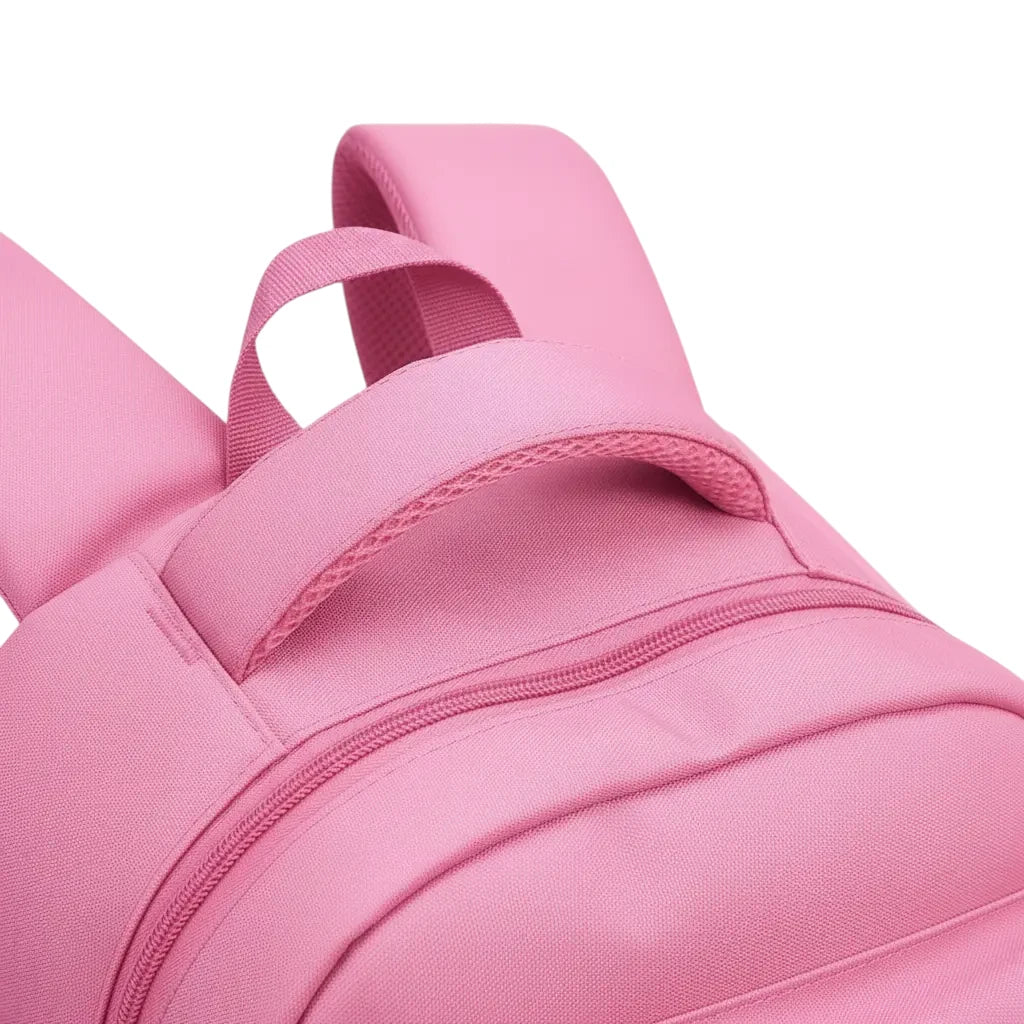 Poignée renforcée sac à dos scolaire ergonomique fille rose