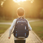 Sac à dos scolaire ergonomique garçon bleu marine - Vignette | Sacs pour tous