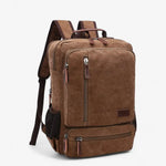 Sac à dos en toile pour homme étudiant – résistant et spacieux - Vignette | Sacs pour tous