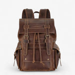 Sac à dos vintage homme en cuir véritable – Élégant et robuste - Vignette | Sacs pour tous