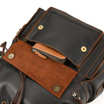 Sac à dos vintage homme en cuir véritable – Élégant et robuste - Vignette | Sacs pour tous