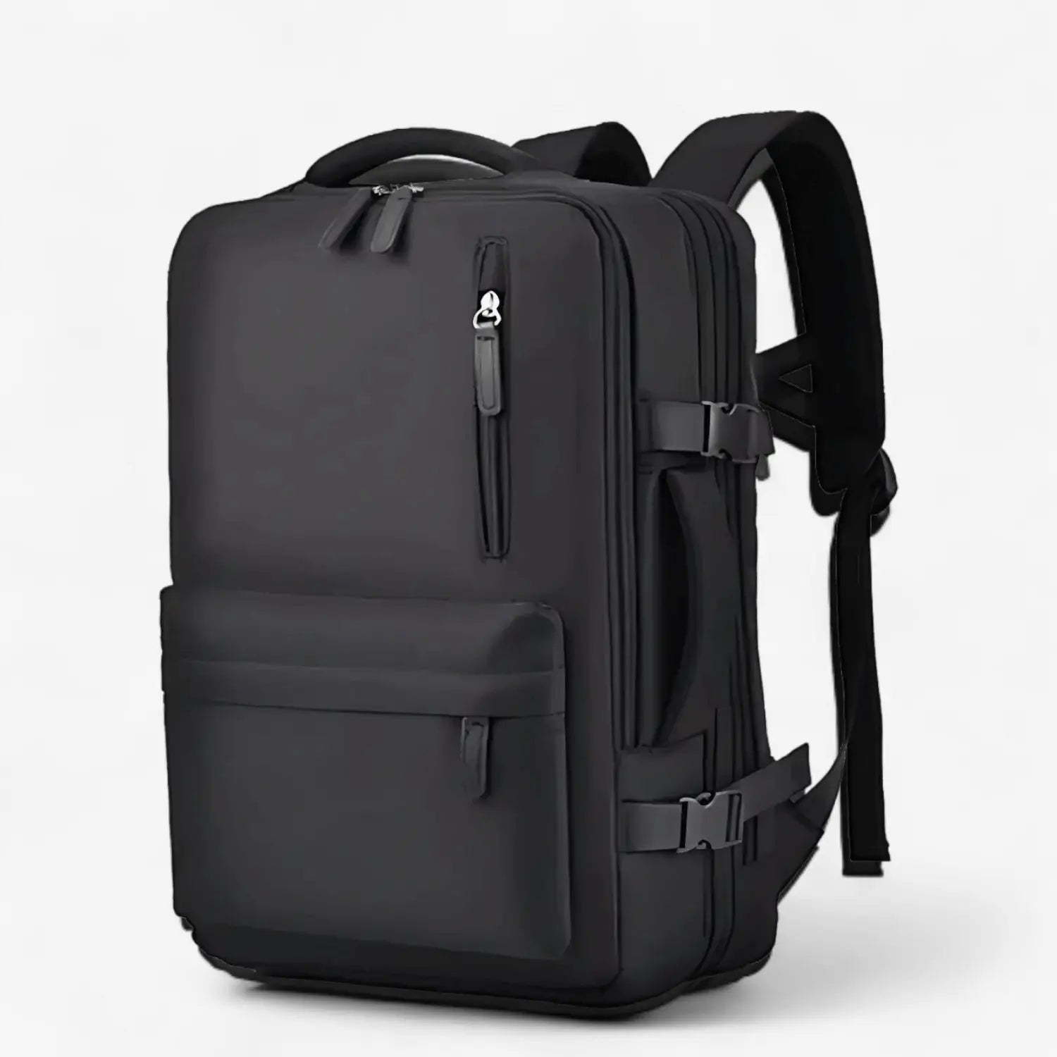 Sac à dos de voyage 35L noir – Grand compartiment cabine, multipoches et port USB