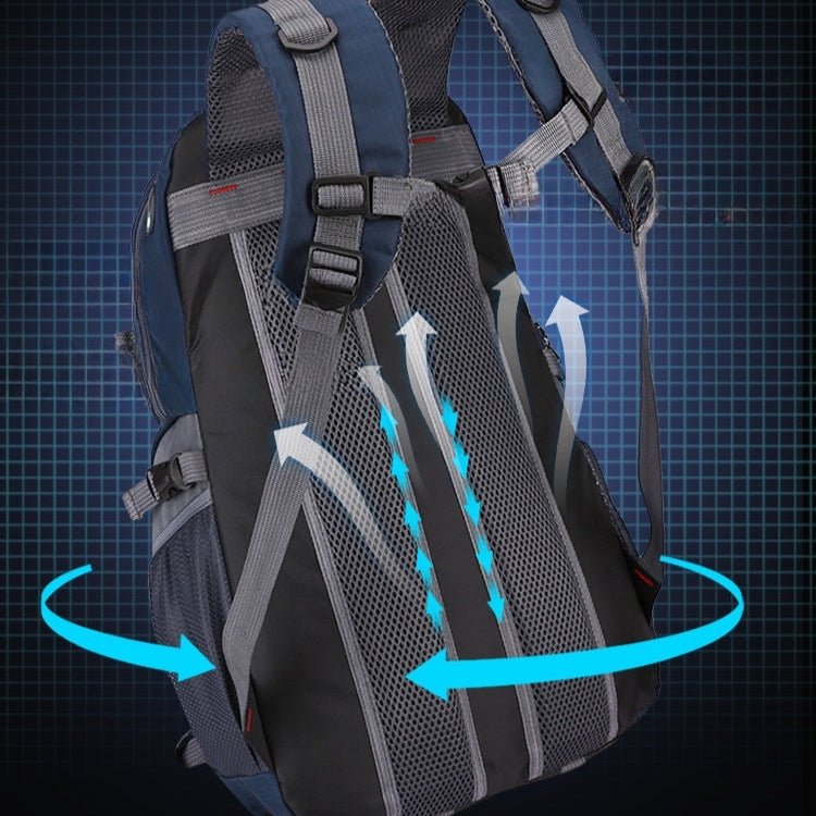 Système ergonomique et renfort dorsal du sac à dos de voyage 40L