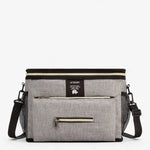 Sac à langer bandoulière noir – pratique, élégant et compact - Vignette | Sacs pour tous