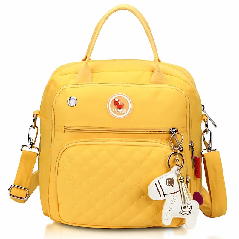 Sac à langer bébé jaune vif pratique et stylé