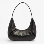 Sac à main croissant femme – Design minimaliste noir ou argenté - Vignette | Sacs pour tous