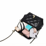 Sac à main matelassé noir en cuir véritable – Élégance chic et compacte - Vignette | Sacs pour tous