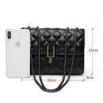 Sac à main matelassé noir – Chic, compact et moderne - Vignette | Sacs pour tous