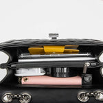 Sac à main matelassé noir – Chic, compact et moderne - Vignette | Sacs pour tous