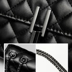 Sac à main matelassé noir – Chic, compact et moderne - Vignette | Sacs pour tous