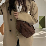 Sac banane femme en velours côtelé - Vignette | Sacs pour tous