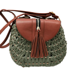 Sac à bandoulière bohème en paille – Élégance tressée et style naturel - Vignette | Sacs pour tous