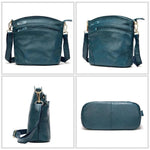 Sac à bandoulière cuir véritable femme – Élégance & praticité - Vignette | Sacs pour tous