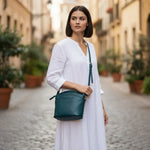 Sac à bandoulière cuir véritable femme – Élégance & praticité - Vignette | Sacs pour tous