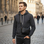 Sac bandoulière en cuir de vachette – compact et élégant - Vignette | Sacs pour tous