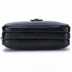 Petit sac bandoulière en cuir véritable – Violet & Bleu - Vignette | Sacs pour tous