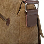 Sac bandoulière vintage en toile – style rétro et robuste - Vignette | Sacs pour tous