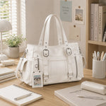 Sac cabas blanc – Bandoulière amovible - Vignette | Sacs pour tous