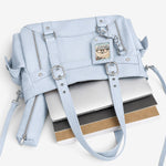 Sac cabas bleu – Bandoulière amovible - Vignette | Sacs pour tous