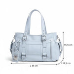 Sac cabas bleu – Bandoulière amovible - Vignette | Sacs pour tous