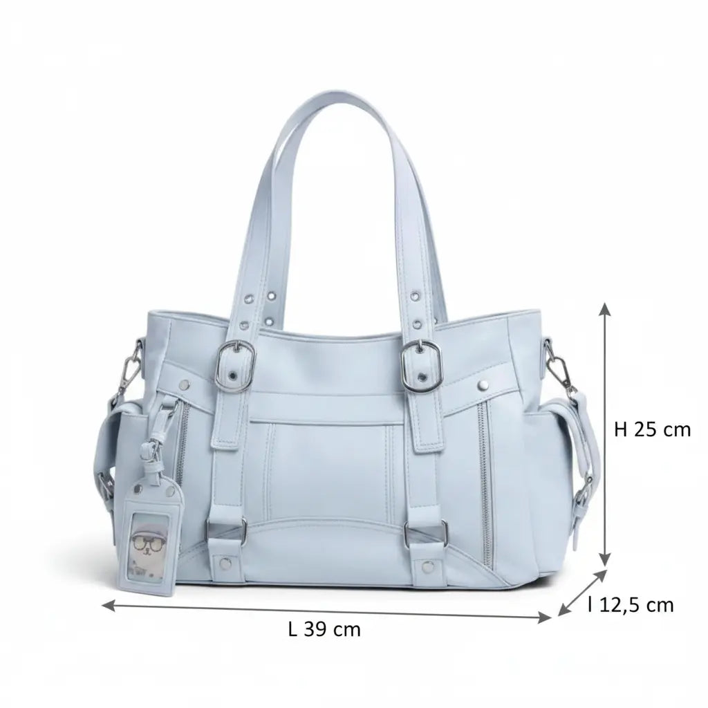Sac cabas bleu dimensions 39 × 25 × 12,5 cm