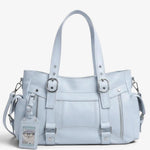 Sac cabas bleu – Bandoulière amovible - Vignette | Sacs pour tous