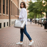 Sac cabas femme cuir véritable – Élégant et structuré - Vignette | Sacs pour tous