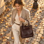 Sac cabas femme en cuir de vachette - Vignette | Sacs pour tous