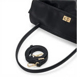 Sac cabas cuir pleine fleur noir femme avec rabat - Vignette | Sacs pour tous