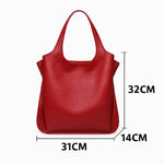 Sac cabas en cuir véritable pour femme – élégant et spacieux - Vignette | Sacs pour tous