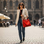 Sac cabas cuir femme – Élégance décontractée & grand volume - Vignette | Sacs pour tous