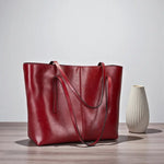 Sac cabas porté épaule – Cuir de vachette - Vignette | Sacs pour tous