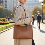 Sac cabas femme en cuir véritable – Élégance au quotidien - Vignette | Sacs pour tous