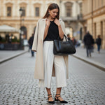 Sac cabas cuir pleine fleur femme – effet croco élégant - Vignette | Sacs pour tous