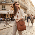 Sac cabas cuir pleine fleur femme grande capacité - Vignette | Sacs pour tous
