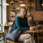 Sac cabas cuir pleine fleur femme grande capacité - Vignette | Sacs pour tous