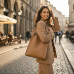 Sac cabas femme en cuir véritable – Élégance et fonctionnalité - Vignette | Sacs pour tous