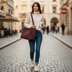 Sac cabas femme en daim – souple, élégant et durable - Vignette | Sacs pour tous