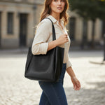 Sac cabas femme en cuir synthétique souple – élégant et spacieux - Vignette | Sacs pour tous