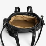 Sac cabas noir grande capacité – Bandoulière amovible - Vignette | Sacs pour tous