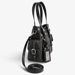 Sac cabas noir grande capacité – Bandoulière amovible - Vignette | Sacs pour tous