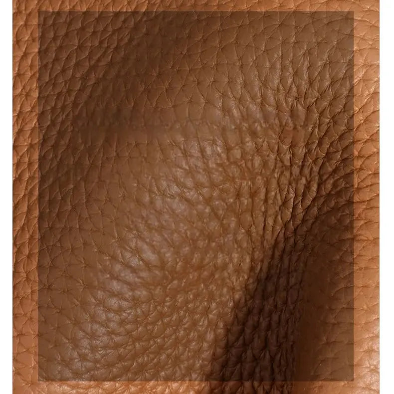 Texture grainée du cuir de vachette pleine fleur couleur camel