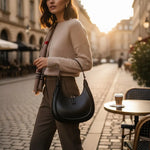 Sac croissant cuir de vachette femme – Élégance & confort premium - Vignette | Sacs pour tous