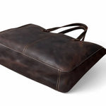 Sac cabas en cuir de vachette unisexe – Élégance intemporelle et robustesse - Vignette | Sacs pour tous