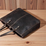 Sac cabas en cuir de vachette unisexe – Élégance intemporelle et robustesse - Vignette | Sacs pour tous