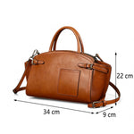 Sac cabas en cuir femme – élégant, structuré et porté bandoulière - Vignette | Sacs pour tous