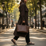 Sac en cuir véritable femme – Élégance et capacité au quotidien - Vignette | Sacs pour tous