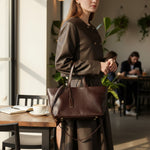 Sac en cuir véritable femme – Élégance et capacité au quotidien - Vignette | Sacs pour tous