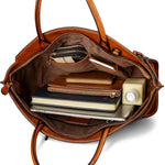 Sac cabas en cuir femme – élégant, structuré et porté bandoulière - Vignette | Sacs pour tous